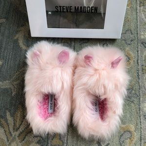 Steve Madden Kids’ Faux Fur Slipper 13/1